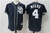 San Diego Padres #4 Wil Myers Navy Blue New Cool Base Jersey,baseball caps,new era cap wholesale,wholesale hats